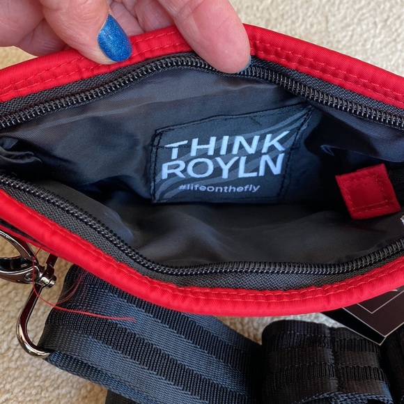 NWT Think Royln Lipstick Red Bum Bag. Can be worn 5 different ways. - Picture 4 of 8